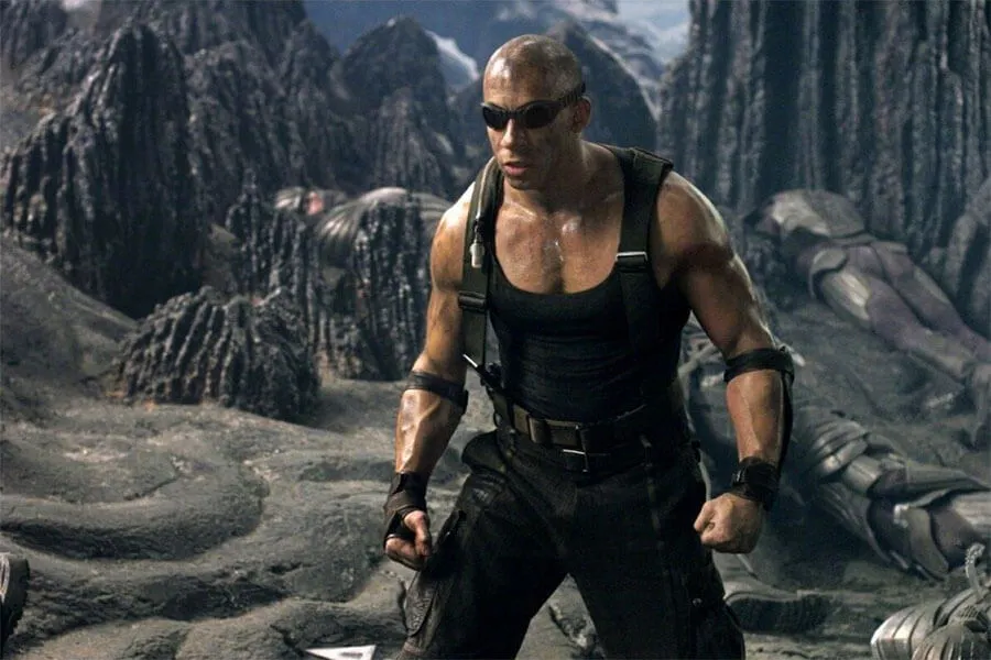 Вин Дизель "Riddick" фильмінде Вин Дизель "Riddick" фильмінде