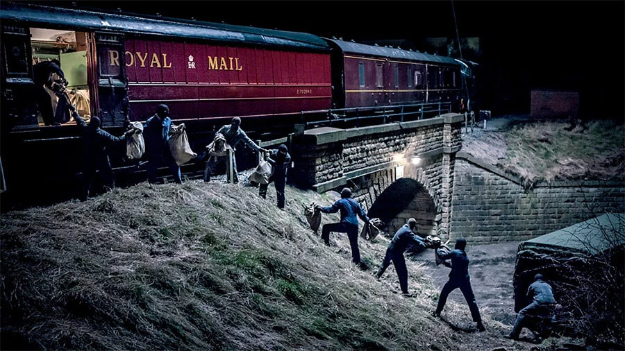 "The Great Train Robbery" фильмінен көрініс "The Great Train Robbery" фильмінен көрініс